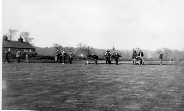 Bowls green first day